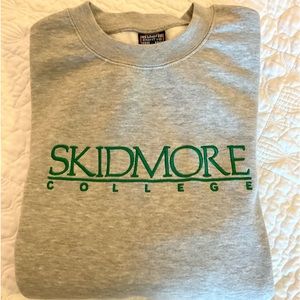 SKIDMORE MEN’S COLLEGIATE SWEATSHIRT L MID WEIGHT